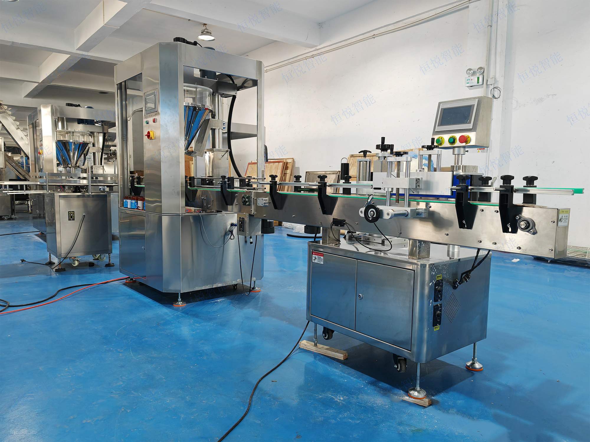 粉劑雙頭全自動灌裝機應用